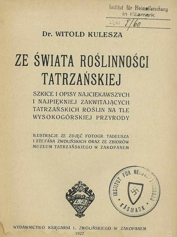 Signatúra a pečiatka Inštitútu pre výskum vlasti (foto: Múzeum v Kežmarku)