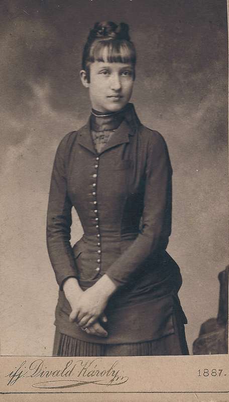 Eleonóra Badányi - portrét z roku 1887 (Foto: Múzeum v Kežmarku)
