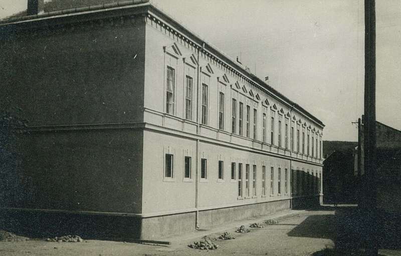 Priebeh výstavby telocvične (foto: Múzeum v Kežmarku)