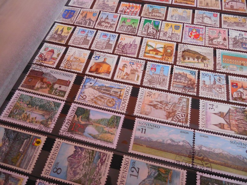 Zbierka poštových známok (foto: autor)