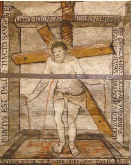 Nástenná maľba v Kostole sv. Michala archanjela v Binarowe