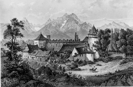 Odkaz na stránku s fotogalériami kde nájdete dávne fotografie a kresby Kežmarského hradu..