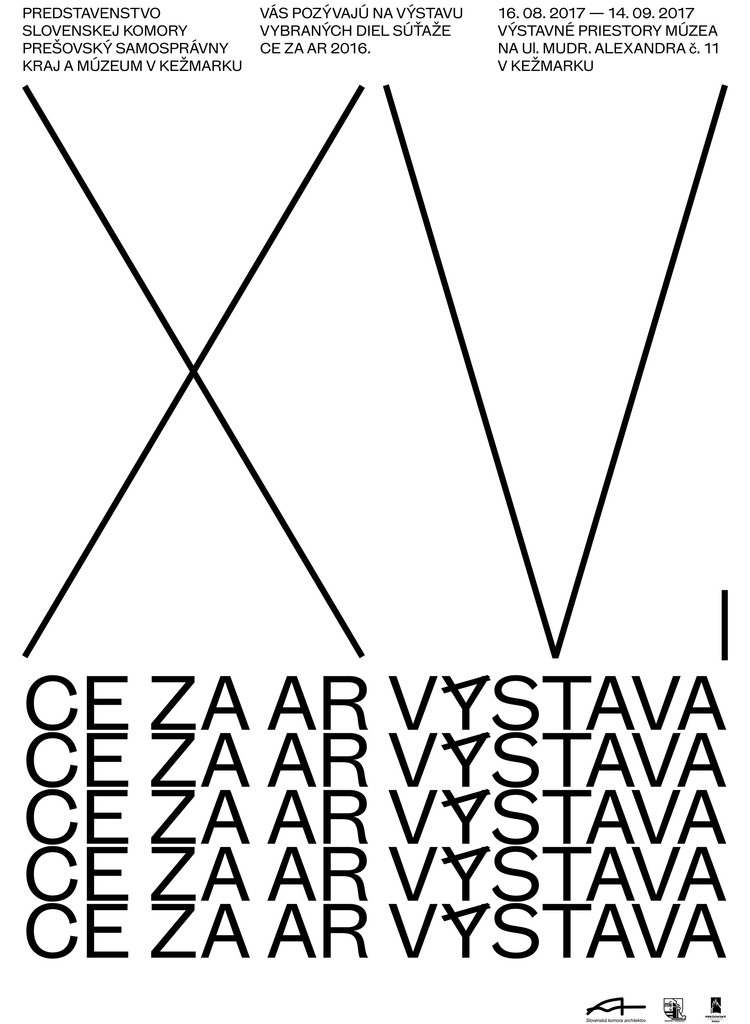 Plagát k výstave - CE ZA AR