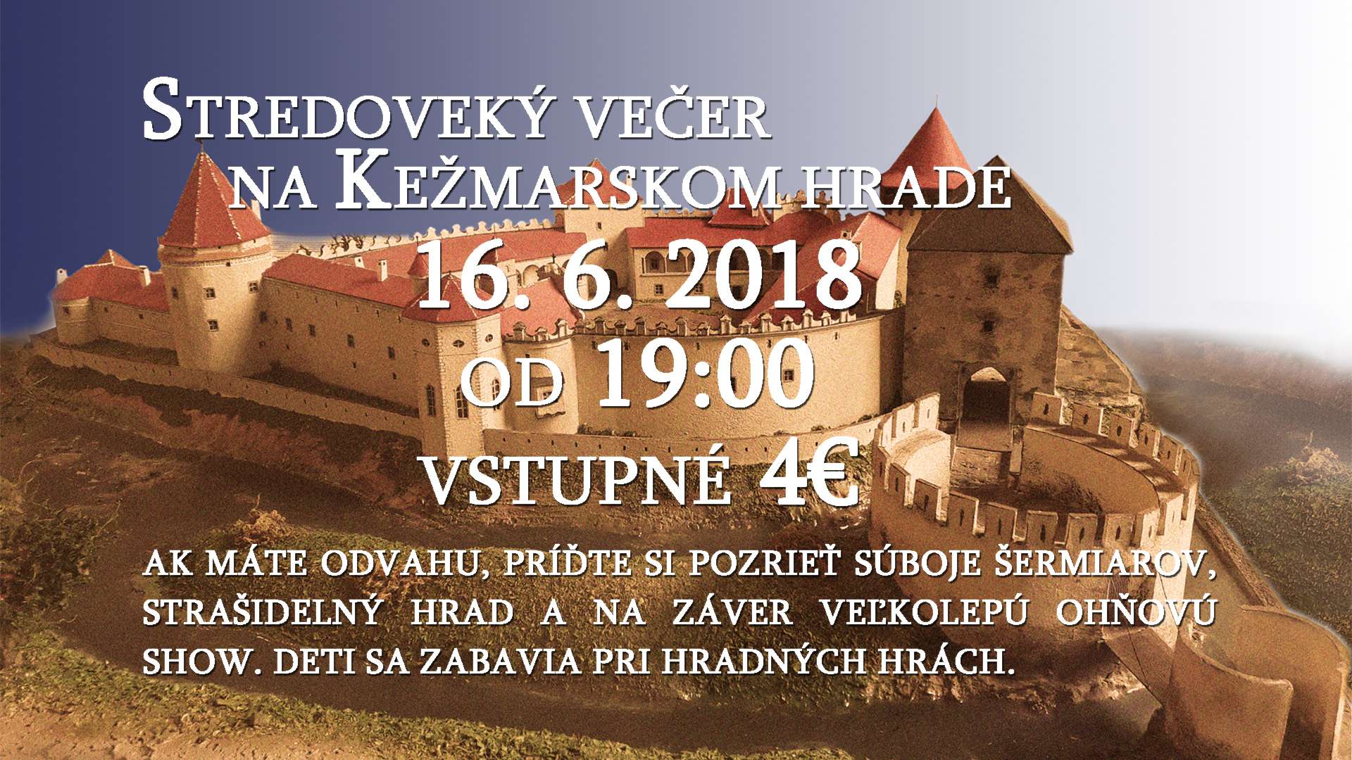 Video reportáž z podujatia "Stredoveký večer na Kežmarskom hrade".
