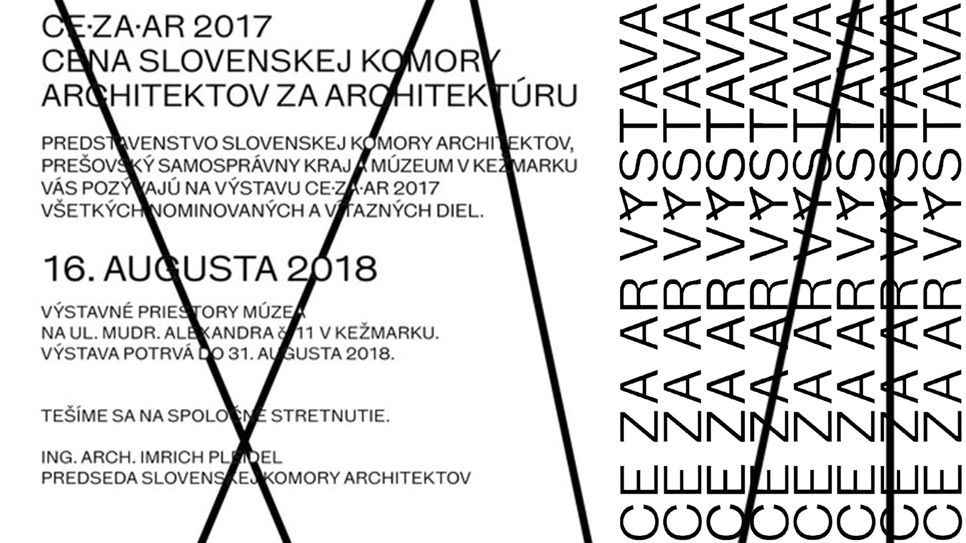 Fotogaléria z výstavy: CE ZA AR 2018