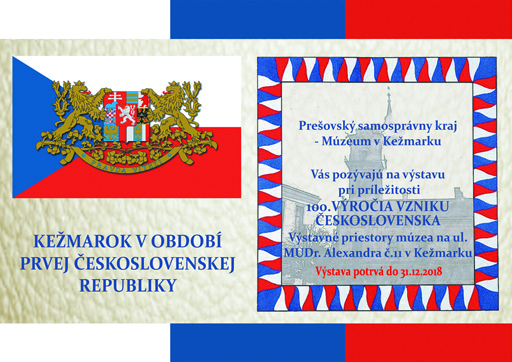 Plagát k výstave pri príležitosti 100. výročia vzniku Československa.