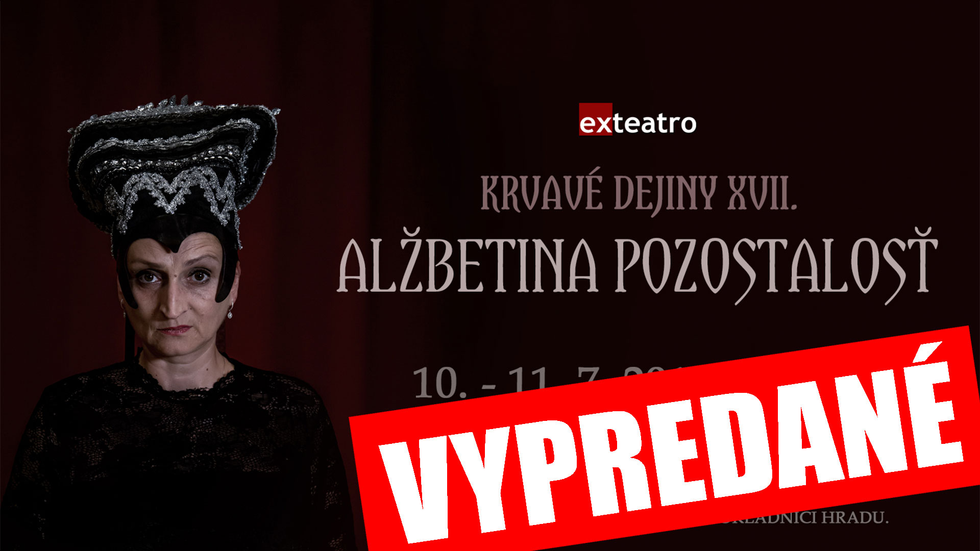 Krvavé dejiny XVII. - Alžbetina pozostalosť - banner