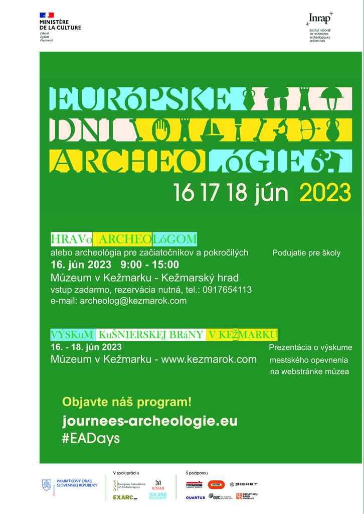 Európske dni archeológie 2023 - plagát